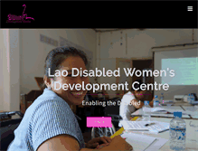 Tablet Screenshot of laodisabledwomen.com